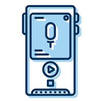 trial recorder icon, judge and court tools icon vector