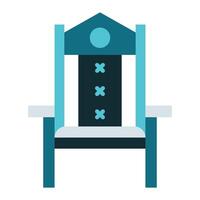 office chair icon, judge and court tools icon vector