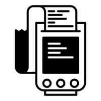 calculator and note, bookkeeping and business icon vector