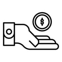 accept bribe icon, judge and court tools icon vector