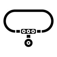 luxury padlock icon on transparent background vector