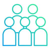 trial audience icon, judge and court tools icon vector