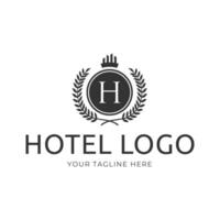 Elegant Hotel logo vector