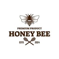 Honey logo design template illustration graphic vector