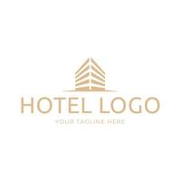 elegante hotel logo vector