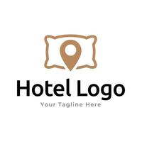 Elegant Hotel logo template vector