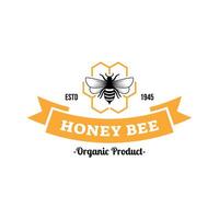 Honey logo design template illustration graphic vector