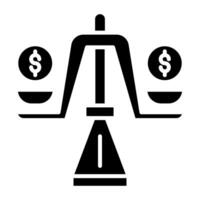 weighing icon, bookkeeping and business icon vector