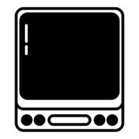 scale icon on transparent background vector