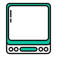 scale icon on transparent background vector