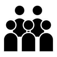 trial audience icon, judge and court tools icon vector
