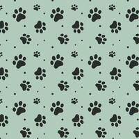 Animal paws seamless pattern vector