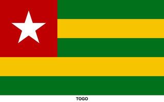 Flag of TOGO, TOGO national flag vector