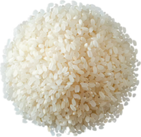 pilha do cru branco arroz grãos. png