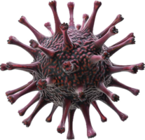 3d ilustración de coronavirus estructura. png