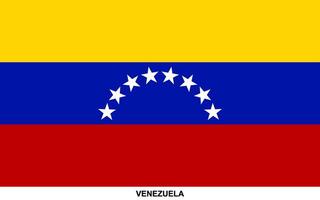 Flag of VENEZUELA, VENEZUELA national flag vector