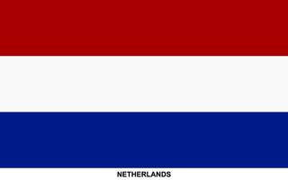 Flag of NETHERLANDS, NETHERLANDS national flag vector