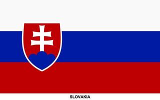 Flag of SLOVAKIA, SLOVAKIA national flag vector