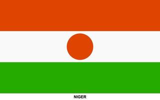 Flag of NIGER, NIGER national flag vector
