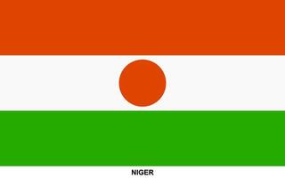 Flag of NIGER, NIGER national flag vector