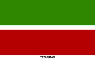 Flag of TATARSTAN, TATARSTAN national flag vector