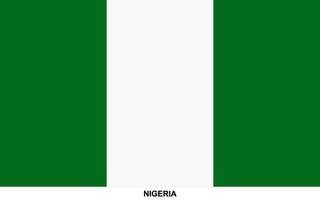 Flag of NIGERIA, NIGERIA national flag vector