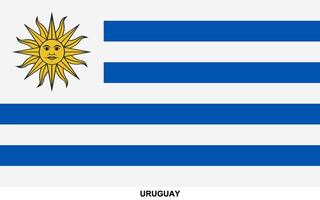 Flag of URUGUAY, URUGUAY national flag vector