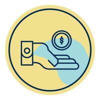 accept bribe icon, judge and court tools icon vector