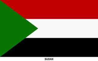 Flag of SUDAN, SUDAN national flag vector