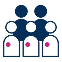 trial audience icon, judge and court tools icon vector