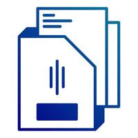 folder and document, bookkeeping and business icon vector