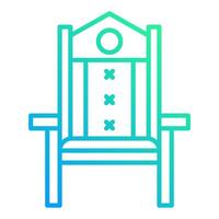 office chair icon, judge and court tools icon vector
