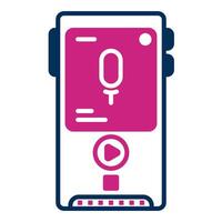 trial recorder icon, judge and court tools icon vector