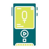 trial recorder icon, judge and court tools icon vector