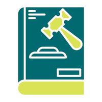 chapter book icon, judge and court tools icon vector