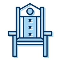 office chair icon, judge and court tools icon vector