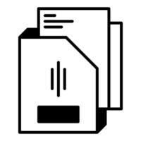folder and document, bookkeeping and business icon vector