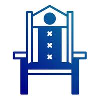 office chair icon, judge and court tools icon vector