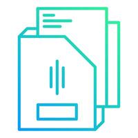 folder and document, bookkeeping and business icon vector