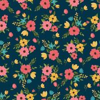 Floral seamless pattern vector