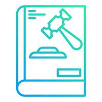 chapter book icon, judge and court tools icon vector