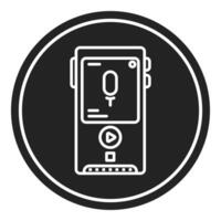 trial recorder icon, judge and court tools icon vector