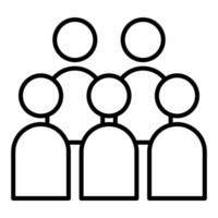 trial audience icon, judge and court tools icon vector
