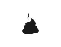 Poop, crap icon. illustration., flat design. vector