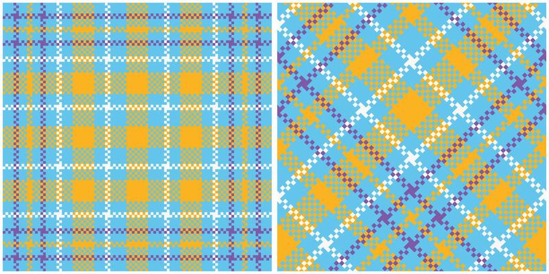 Tartan Seamless Pattern. Traditional Scottish Checkered Background. Traditional Scottish Woven Fabric. Lumberjack Shirt Flannel Textile. Pattern Tile Swatch Included.