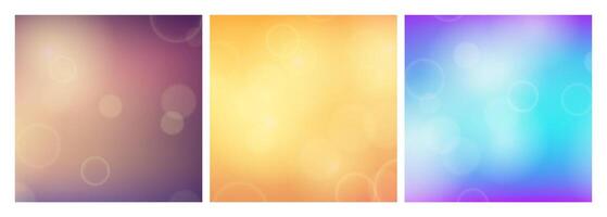 Abstract background with blur bokeh light effect vector