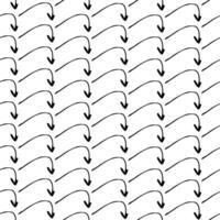Seamless pattern with doodle arrows vector