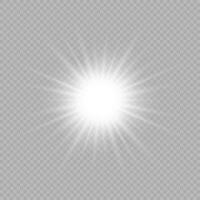 Light effect of lens flares vector