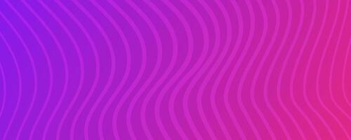 Modern colorful gradient background with wave lines vector