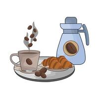 ilustración de café vector